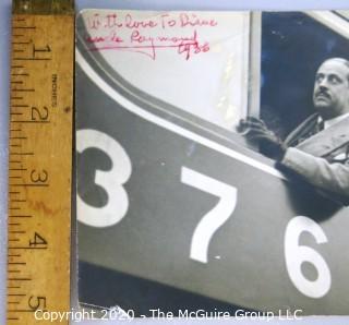 Family Photo Album of French Industrial Designer Raymond Loewy with Signed Photo. 