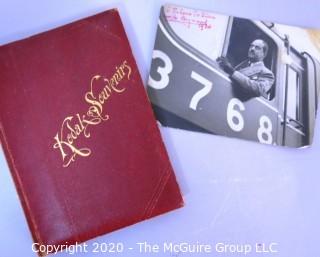 Family Photo Album of French Industrial Designer Raymond Loewy with Signed Photo. 