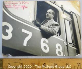 Family Photo Album of French Industrial Designer Raymond Loewy with Signed Photo. 