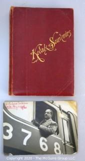 Family Photo Album of French Industrial Designer Raymond Loewy with Signed Photo. 