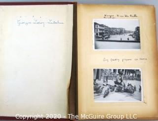 Family Photo Album of French Industrial Designer Raymond Loewy with Signed Photo. 