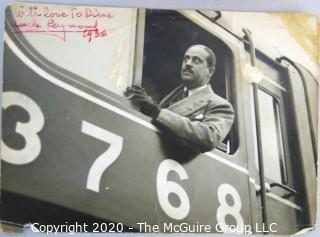 Family Photo Album of French Industrial Designer Raymond Loewy with Signed Photo. 