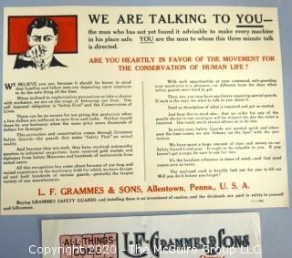 Vintage Employee Communications from LF Grammes & Sons, Allentown, PA.