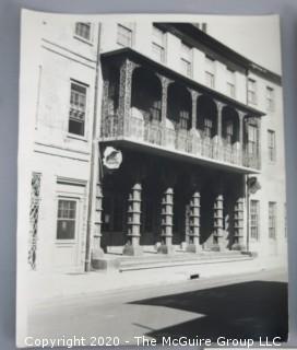 Three Large Format Black & White Photographs of Architecture Elements. 