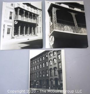 Three Large Format Black & White Photographs of Architecture Elements. 