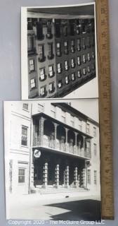 Three Large Format Black & White Photographs of Architecture Elements. 