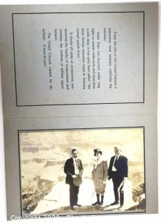 Vintage Black & White Souvenir Photograph in Folder from The Grand Canyon.