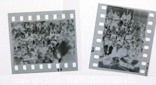 2 Black & White Photographs and Negatives from Audience at the Everly Brothers Concert Taken by A. Rickerby. Photograph measures approximately 4" x 6".