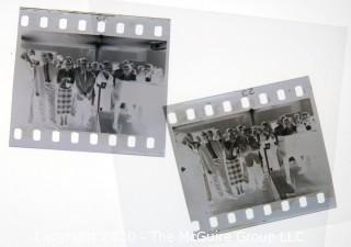 2 Black & White Photographs and Negatives from Backstage at the Everly Brothers Concert Taken by A. Rickerby. Photograph measures approximately 4" x 6".