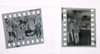 2 Black & White Photographs and Negatives from the Everly Brothers Concert Taken by A. Rickerby. Photograph measures approximately 4" x 6".