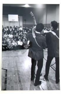 2 Black & White Photographs and Negatives from the Everly Brothers Concert Taken by A. Rickerby. Photograph measures approximately 4" x 6".