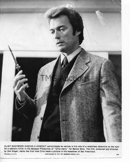 Photo: Print: Press Release: Vintage Movie: Clint Eastwood  Dirty Harry