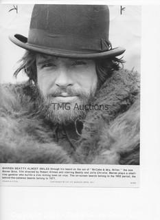 Photo: Print: Press Release: Vintage Movie: McCabe and Mrs Miller - Warren Beatty