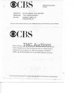 Photo: Print: Press Release: Vintage Movie: "The Four Seasons" lot