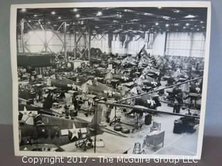 8 x 10 Glossy Press Photo
1943 Navy war planes under repair Alameda CA.