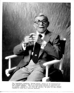 Photo: Print: Press Release: Vintage Movie Star: George Burns