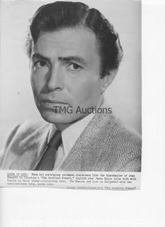 Photo: Print: Press Release: Vintage Movie Star: James Mason