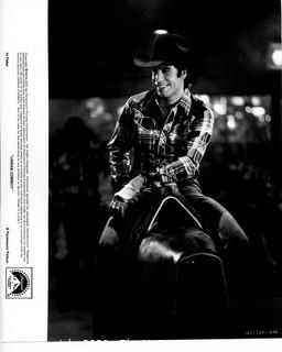 Photo: Print: Press Release: Vintage Movie Star: John Travolta - Urban Cowboy