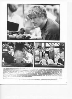 Photo: Print: Press Release: Vintage Movie Star: Robert Redford lot