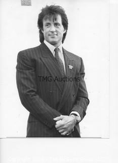 Photo: Print: Press Release: Movie Star: Sly Stallone