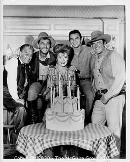 Photo: Print: Press Release: Vintage TV Star:  Gunsmoke lot