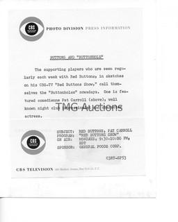 Photo: Print: Press Release: Vintage TV: Red Buttons