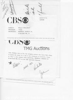 Photo: Print: Press Release: Vintage TV Show: "Flo" lot