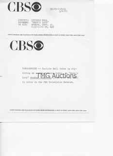 Photo: Print: Press Release: Vintage TV Show: Lucille Ball #1