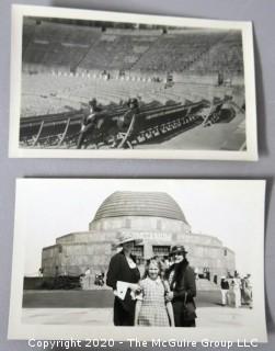 Group of Black & White Photos including Berkeley University, Ft McHenry and Fair.