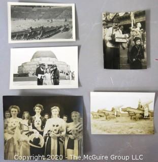 Group of Black & White Photos including Berkeley University, Ft McHenry and Fair.