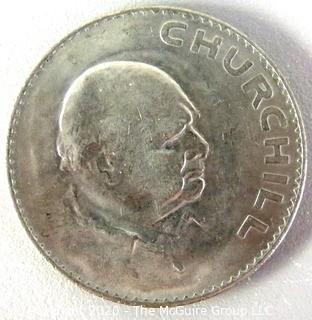 1965 United Kingdom, Winston Churchill Commemorative Crown Coin. 