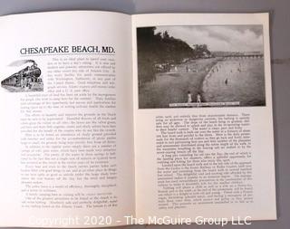 1971 Reproduction of Chesapeake Beach MD Souvenir Booklet