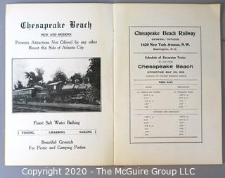 1971 Reproduction of Chesapeake Beach MD Souvenir Booklet