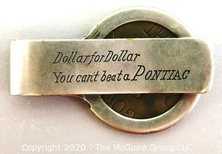 Pontiac Car Dealership Money Clip