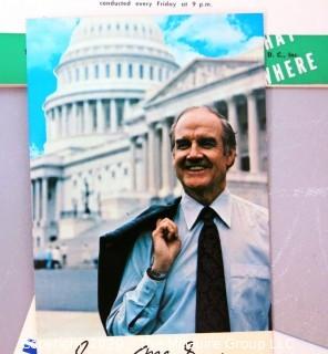 1972 George McGovern Campaign Materials and 1961 Washington DC Visitors Guide. 