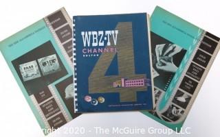 Three Vintage Booklets.  Includes 1956 Television Script and Programing Notes for WBZ-TV CBS Boston and Two Brochures from the 1956 All American Package Competition.