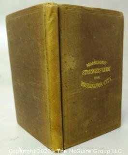 Antique 1870 Morrison's Strangers' Guide for Washington DC, Travel Guide Full of Wood and Steel Engravings. 