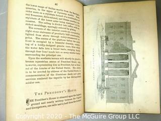 Antique 1870 Morrison's Strangers' Guide for Washington DC, Travel Guide Full of Wood and Steel Engravings. 