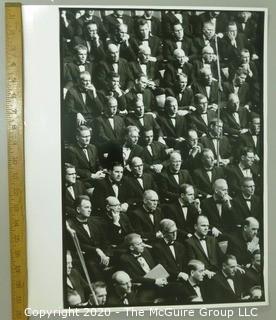 Large Format Black & White Photo of Nobel Ceremony; Rickerby.  Measures approximately 16" x 20".