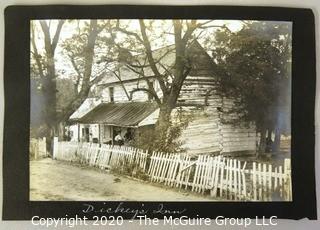 Group of Vintage Black & Photos of Great Falls, the Canals and Dickey's Inn; Mounted on Photo Album Pages.  