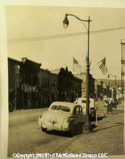 1940's Bradford Pennsylvania Street Scene by RD Fraser.  