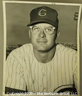 1959 Black & White Photo of Bob Will, Chicago Cubs.