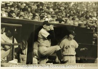 Vintage Black & White Photo of NY Yankees Manager; Casey Stengel; circa 1960's
