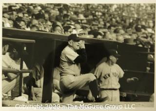 Vintage Black & White Photo of NY Yankees Manager; Casey Stengel; circa 1960's
