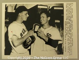 1958 Black & White International News Photo of Melvin Lloyd Parnell of The Boston Red Sox. Measures approximately 7" x 9".