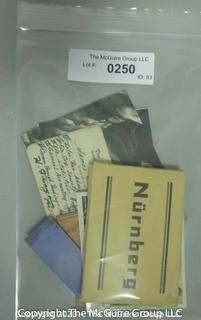 Collection of Ephemera.  Includes etchings, passport, etc. 