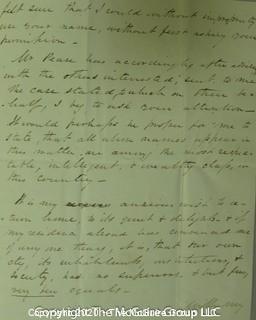 Collection of paper including 1838 letter to "Office of U.S. Legation", signed Richard Vaud; 1814 letter from privateer papers, WAR of 1812; 1943 letter rife with anti-semitism and lastly; letter on "Milk Driver Wagon's Union" stationary. 