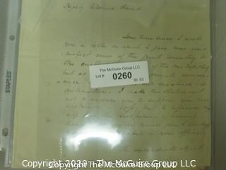 Collection of paper including 1838 letter to "Office of U.S. Legation", signed Richard Vaud; 1814 letter from privateer papers, WAR of 1812; 1943 letter rife with anti-semitism and lastly; letter on "Milk Driver Wagon's Union" stationary. 