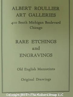 Collection of Photos and Ephemera and (2) classical etchings 