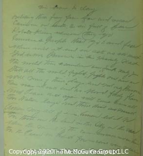 Collection of Original Song Lyrics and Poems by Arnold W. Carvel